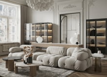 Mieszkanie w beżach i szarościach Mieszkanie w beżach i szarościach