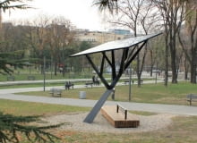 Solarne drzewo w Belgradzie Solarne drzewo w Belgradzie
