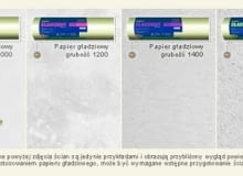 Użycie papieru gładziowego Użycie papieru gładziowego