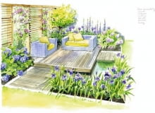 W nowoczesnych ogrodach sprawdzają się rośliny o wyrazistych formach: stanowić jeżówka, miskant, liliowce, języczka Przewalskiego, trytoma