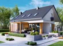 Projekt domu Home Koncept 23 projekt domu, projekty domów jednorodzinnych, projekt gotowy