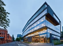 Biurowiec Grzybowska 81. Projekt autorstwa pracowni Grupa 5 Architekci