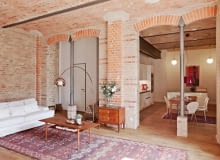 Loft w fabryce kapeluszy. lofty, wnętrza, aranżacje