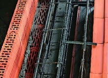 Zbrojenie wieńca stropowego w narożu ścian zewnętrznych