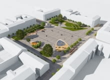 Plac Wolności w Kielcach