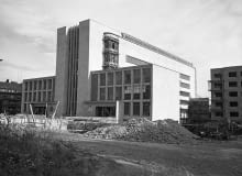 Muzeum Śląskie w Katowicach w trakcie budowy. Zdjęcie z 1939 roku. Muzeum Śląskie w Katowicach w trakcie budowy. Zdjęcie z 1939 roku.