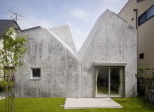 Dom w Yokohamie autorstwa Torafu Torafu, Japonia, beton, dom jednorodzinny