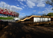 Zrealizowany zwycięski projekt z 2010 r. stanął w Warszawie obok Stadionu Narodowego Zrealizowany zwycięski projekt z 2010 r. stanął w Warszawie obok Stadionu Narodowego