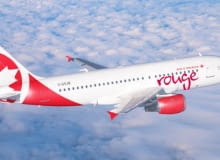 Samolot należący do linii Air Canada