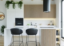 Czarne i białe dodatki w kuchni Czarne i białe dodatki w kuchni