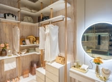 Garderoba w stylu glamour