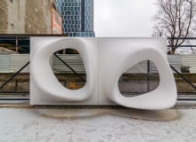 Awangardowe witryny przy Warsaw Spire