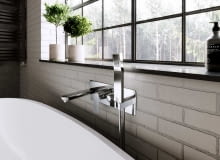 Algeo Square - bateria wannowa podtynkowa ścienna aranżacja Algeo Square - bateria wannowa podtynkowa ścienna aranżacja