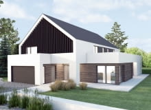 Projekt domu dwurodzinnnego Projekt domu dwurodzinnnego