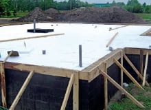 Izolacja termiczna połogi na gruncie Izolacja termiczna połogi na gruncie