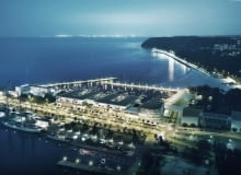 Projekt nowych zabudowań mariny w Gdyni