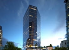 Wizualizacja Chopin Tower w Warszawie