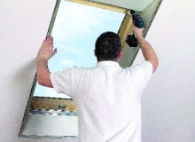 Gotowe szpalety wewnętrzne umożliwiają szybką zabudowę wnęk okno dachowe