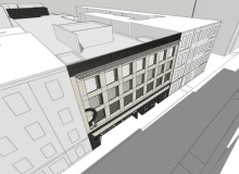 Projekt wielopoziomego parkingu przy ul. Wschodniej 67 w Łodzi Projekt wielopoziomego parkingu przy ul. Wschodniej 67 w Łodzi