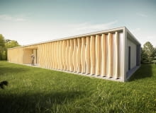 Dom żyletka to projekt architektów z pracowni 81.waw.pl Dom żyletka to projekt architektów z pracowni 81.waw.pl