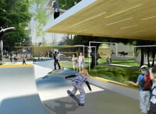 Tak ma wyglądać Skwer Sportów Miejskich na Bemowie Tak ma wyglądać Skwer Sportów Miejskich na Bemowie