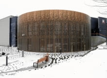 Otwarcie nowego Archiwum Państwowego (przy ulicy Mickiewicza na Krywlanach) zaplanowano na 20 czerwca 22.02.2018 Bialystok . Nowy budynek Archiwum Panstwowe na Dojliidach . Fot. Agnieszka Sadowska/ Agencja Gazeta.