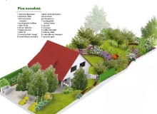 Projekt ogrodu "Kwiatowy labirynt" Projekt ogrodu "Kwiatowy labirynt"