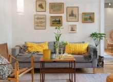 Mieszkanie w starej kamienicy w Sztokholmie - 47 m kw. mieszkanie w kamienicy, jasne mieszkanie, przytulne mieszkanie