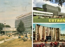 Fot z lewej: Sanatorium Bałtyk; z prawej u góry: Sanatorium i Szpital Uzdrowiskowy Równica; Z prawej na dole: akład Przyrodoleczniczy w Kołobrzegu 1967-1968 Fot z lewej: Sanatorium Bałtyk; z prawej u góry: Sanatorium i Szpital Uzdrowiskowy Równica; Z prawej na dole: akład Przyrodoleczniczy w Kołobrzegu 1967-1968