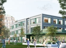 Planowana nowa publiczna szkoła przy ul. Radzymińskiej w Warszawie. Proj. WWAA Planowana nowa publiczna szkoła przy ul. Radzymińskiej w Warszawie. Proj. WWAA