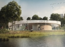 Nagroda Grand Prix 2019 w Konkursie KOŁO - wizualizacja obiektu. Proj. Kinga Grzybowska, Michał Hondo, Klaudia Gołaszewska i Marek Grodzicki. Nagroda Grand Prix 2019 w Konkursie KOŁO - wizualizacja obiektu. Proj. Kinga Grzybowska, Michał Hondo, Klaudia Gołaszewska i Marek Grodzicki.