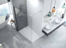 Pełne wykorzystanie przestrzeni kąpielowej za pomocą parawanu prysznicowego PT/ALTIIa seria Altus i trapezowego brodzika Space Mineral. Sanplast, www.sanplast.pl Pełne wykorzystanie przestrzeni kąpielowej za pomocą parawanu prysznicowego PT/ALTIIa seria Altus i trapezowego brodzika Space Mineral. Sanplast, www.sanplast.pl