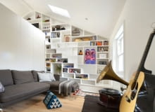 Mieszkanie na strychu w Londynie - 56 m kw. Proj. Craft Design mieszkanie na strychu, wygodne mieszkanie na strychu, jak urządzić mieszkanie na strychu, jasne mieszkanie na strychu