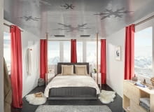 airbnb, hotel, kolejka linowa, wagonik, Courchevel, nocleg, ciekawe miejsca