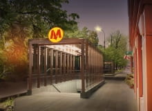 Metro Warszawa. Tak ma wyglądać wejście do stacji Płocka od ul. Wolskiej ZDJĘCIE DO WKŁADKI: DLOWA Strony Lokalne Warszawa