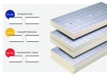 Płyty termoizolacyjne  z pianki PIR i aluminium Płyty termoizolacyjne  z pianki PIR i aluminium