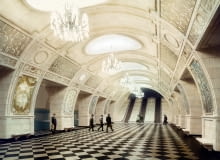 Współczesna wizualizacja pokazująca niezrealizowane przedwojenne plany budowy metra w Warszawie, wiz. Kamil Czapski Współczesna wizualizacja pokazująca niezrealizowane przedwojenne plany budowy metra w Warszawie, wiz. Kamil Czapski