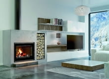 Wkład wykonany z żeliwa o grubości ścianki 8 mm przeznaczony do montażu w instalacji z dystrybucją gorącego powietrza