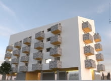 Budynek wielorodzinny w Kępnie. Proj. Osiem Pięć Pracownia Architektoniczna Marcin Wierzbicki