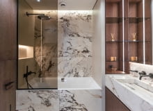 Półki i szafki w łazience