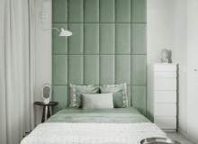 Sypialnia zaaranżowana zgodnie z trendem anti-shock. Sypialnia zaaranżowana zgodnie z trendem anti-shock.