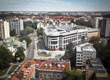 24.07.2012 WARSZAWA , BIUROWIEC SENATOR W MIEJSCU DAWNEGO BANKU POLSKIEGO . FOT. MATEUSZ BAJ / AGENCJA GAZETA SLOWA KLUCZOWE: SENATOR BANK POLSKI POWSTANIE WARSZAWSKIE DEWELOPER BUDOWNICTWO BIUROWIEC