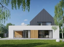 Dom w Złotnikach - wizualizacja. Dom w Złotnikach - wizualizacja.