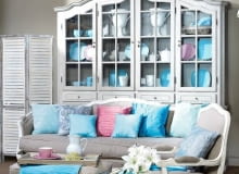 13.01.2010 , WARSZAWA , DOMOTEKA , SKLEP ' DECOLOR ' , WNETRZA ( KOLOR I WZOR - TEMAT BLEKIT , SESJA DLA : CZTERY KATY ) ,