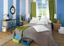 06.07.2006 WARSZAWA DLA CZTERY KATY SYPIALNIA SYPIALNIE IKEA NIEBIESKA NIEBIESKI ZIELONY MEBLE LOZKO STYLIZACJA ANETA KOSIBA I KINGA KLOSINSKA FOT. LUKASZ ZANDECKI / AGENCJA GAZETA PUBLIKACJA CZTERY KATY NR 4 (186) - 4 2007 PUBLIKACJA CZTERY KATY NR SPECJALNY - METAMORFOZY WNETRZ - 11 2011 PUBLIKACJA CZTERY KATY NR SPECJALNY - OKNA WE WNETRZU - 12 2011 PUBLIKACJA CZTERY KATY NR 3 (258) - 3 2013 + DODATEK OKNA MODNIE UDEKOROWANE SLOWA KLUCZOWE: WNETRZA MEBLE ZDJĘCIE DO WKŁADKI: PUBLIKACJA CZTERY KATY NR 4 (186) - CZASOPISMA