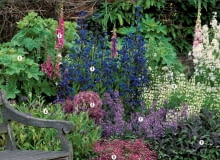 Projekt rabaty. Letnia rabata w odcieniach fioletu, różu i bieli Projekt rabaty. Letnia rabata w odcieniach fioletu, różu i bieli