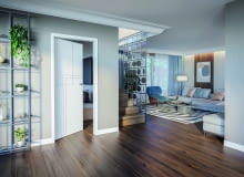 Drzwi wewnętrzne dopasujemy dziś do każdego stylu wnętrza - dostępne są w wielu rodzajach i kolorach Drzwi wewnętrzne