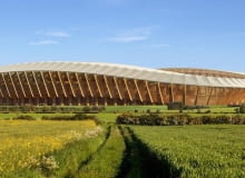 Wizualizacja drewnianego stadionu Forest Green Rovers Wizualizacja drewnianego stadionu Forest Green Rovers