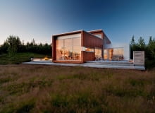 Ice House - proj. Minarc pasywny dom, nowoczesny dom, dom w minimalistycznym stylu