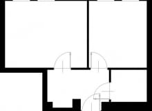 34 m kw. jednopokojowe dla 1 osoby